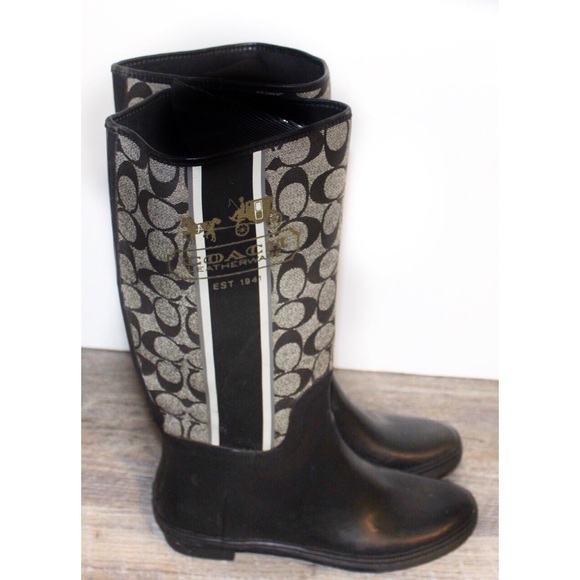 Authentic Coach Rainboots - Picture 2 of 4